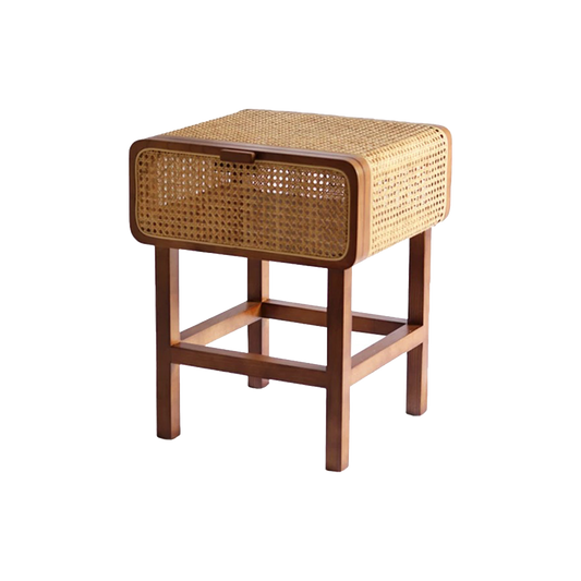 Atlas Solid Wood Bedside Table