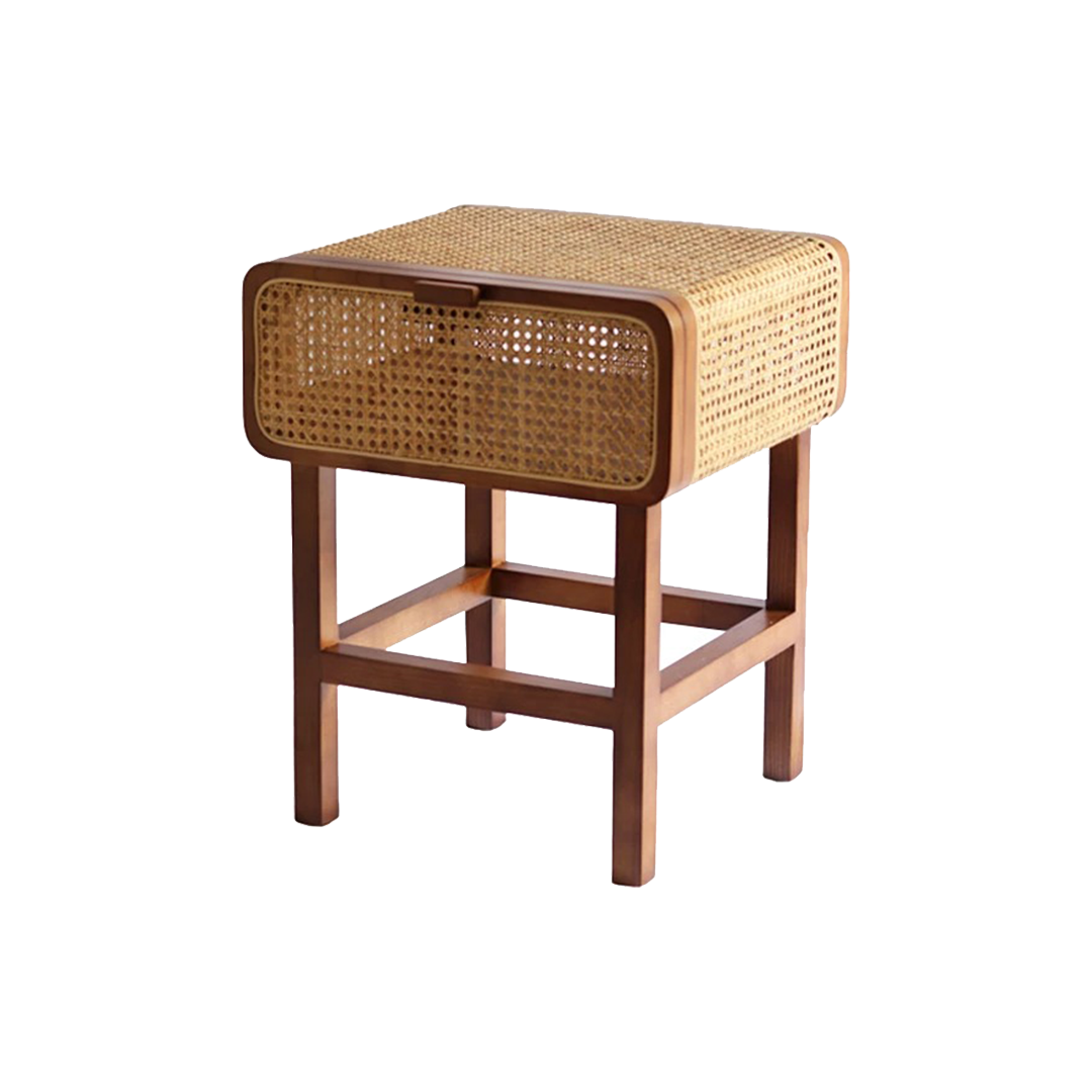 Atlas Solid Wood Bedside Table