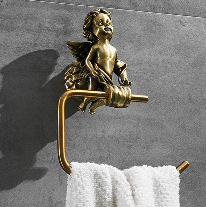 Angel Gold Bathroom Accessories Set