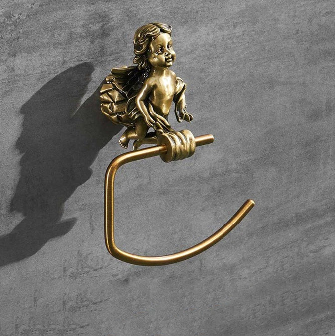 Angel Gold Bathroom Accessories Set