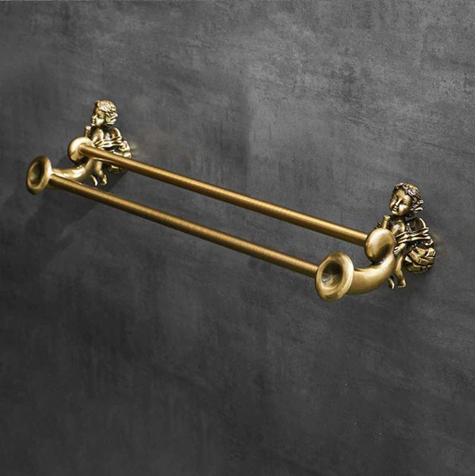 Angel Gold Bathroom Accessories Set