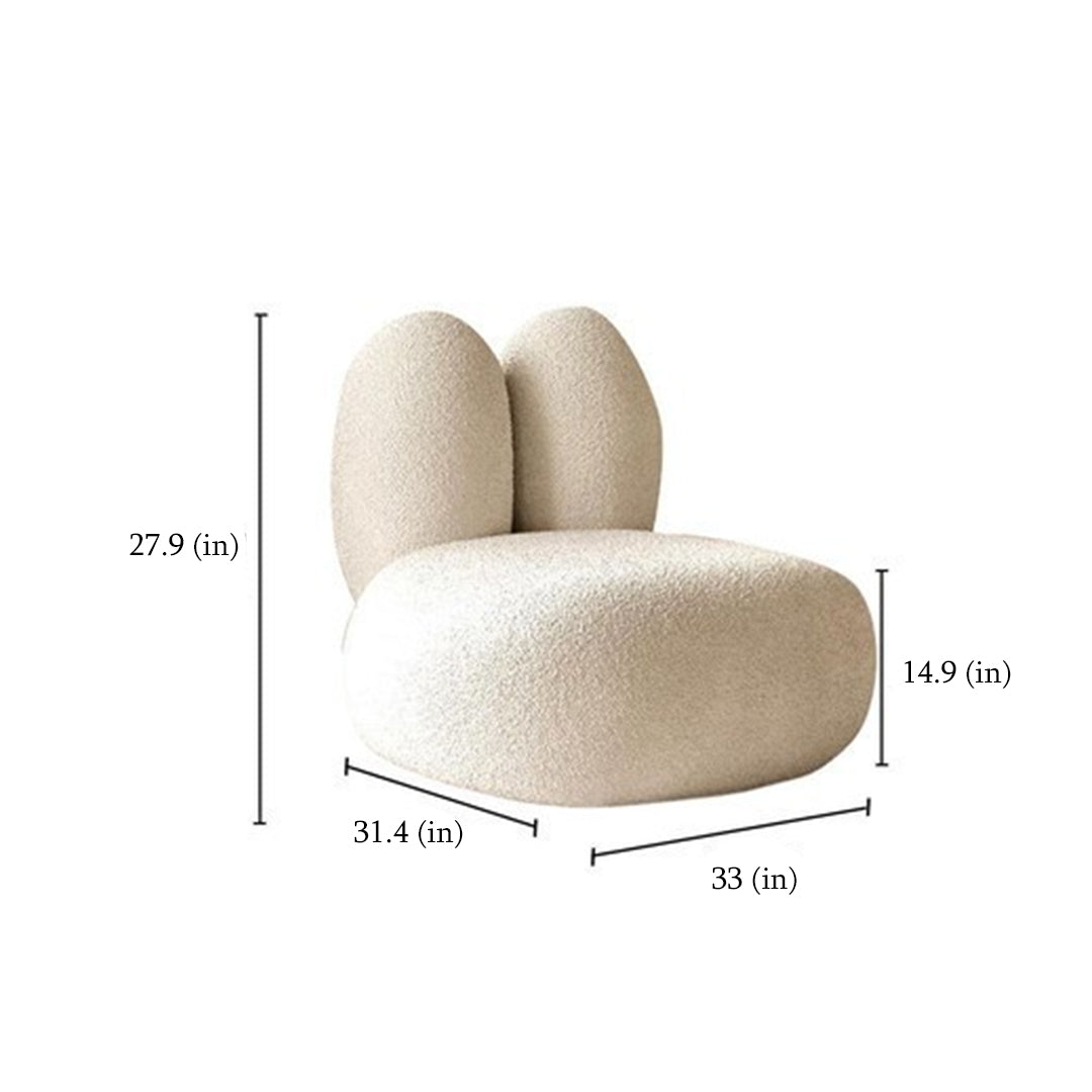 Pearl White Longue Lambswool